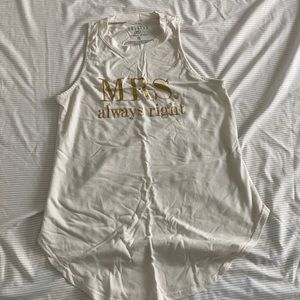 Mrs. always right tank